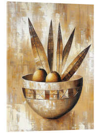 Akrylglastavla Still life with palm leaf