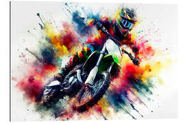 Gallery Print Motocross-Rennen in der Staubwolke I