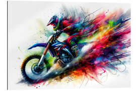 Gallery Print Motocross-Rennen in der Staubwolke II