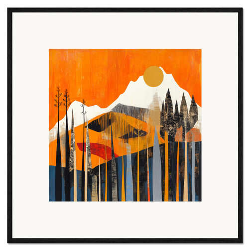 Framed art print Hot day
