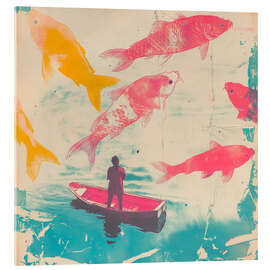Acrylic print Fishing dreamer