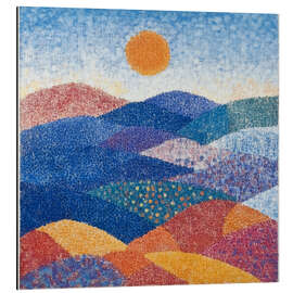 Stampa su alluminio Colourful fields