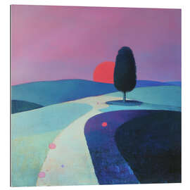 Cuadro de plexi-alu Lonely sunset