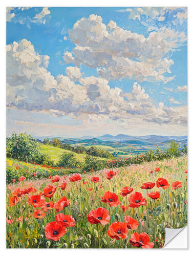 Sisustustarra Poppies Field