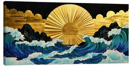 Canvas print Eternal Waves And Endless Sun - DejaReve