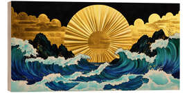 Tableau en bois Eternal Waves And Endless Sun - DejaReve