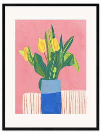 Ingelijste kunstdruk Tulips