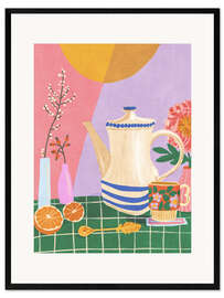 Innrammet kunsttrykk Sunny still life