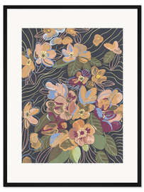 Gerahmter Kunstdruck Mitternachtsoase