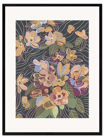 Gerahmter Kunstdruck Mitternachtsoase