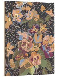 Hout print Midnight Oasis
