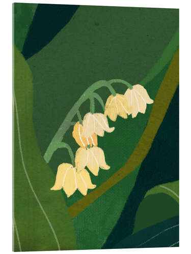 Acrylic print Lily of the valley