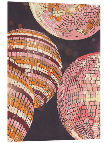 Acrylic print Disco balls