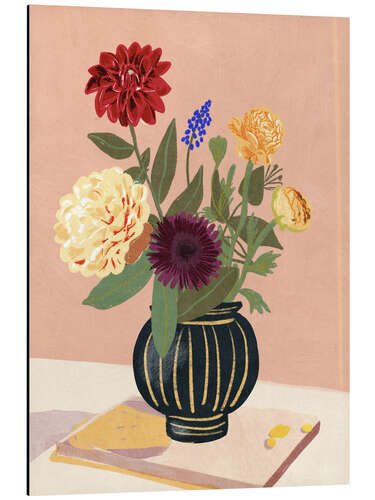 Tableau en aluminium Bouquet of flowers
