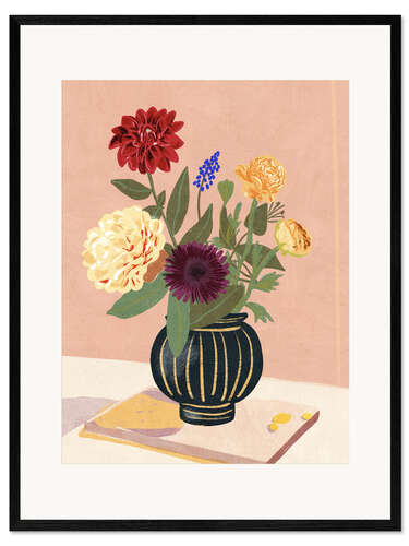 Framed art print Bouquet of flowers