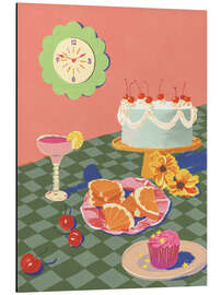 Aluminium print Cheery cake - Gigi Rosado