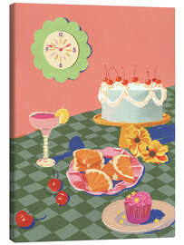 Leinwandbild Fröhlicher Kuchen - Gigi Rosado