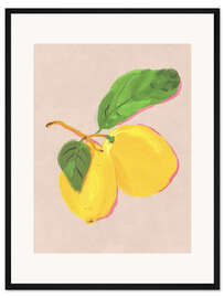 Gerahmter Kunstdruck Zitronen