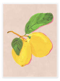 Wall print Lemons - Gigi Rosado