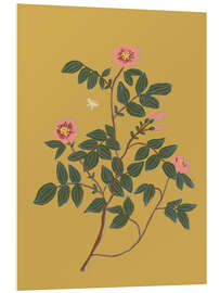 Hartschaumbild Wildrose