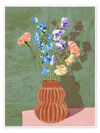 Wall print Pastel bouquet - Gigi Rosado