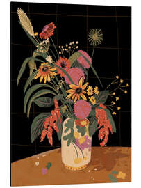 Tableau en aluminium Autumnal bouquet