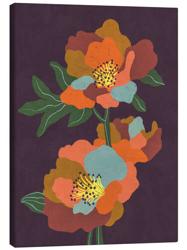 Leinwandbild Zauberhafte Blumen