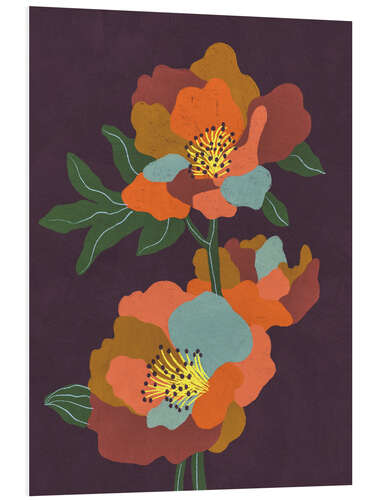 Tableau en PVC Magical flowers