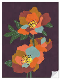 Wall sticker Magical flowers