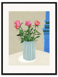 Gerahmter Kunstdruck Rosen