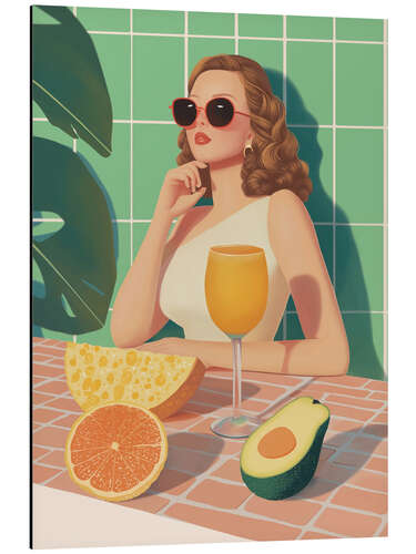 Aluminium print Summer Vibes