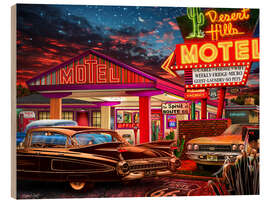 Holzbild Somewhere in Time