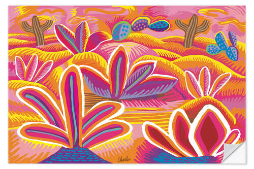 Sticker mural Jumping Desert