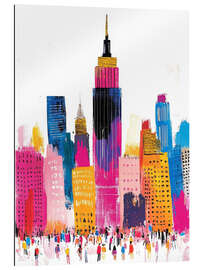 Gallery Print New York City in Pink