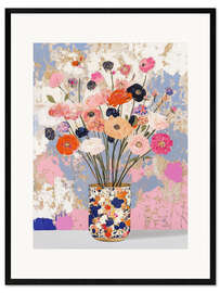 Ingelijste kunstdruk Beautiful Poppies I