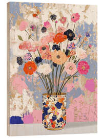 Cuadro de madera Beautiful Poppies I