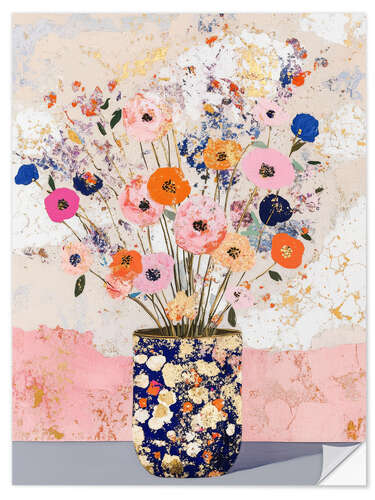 Naklejka na ścianę Beautiful Poppies II