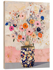 Cuadro de madera Beautiful Poppies II