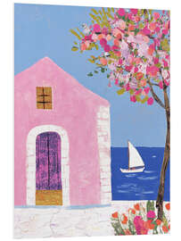 PVC-taulu Santorini seascape