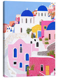 Canvas-taulu Santorini Island