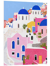 PVC-taulu Santorini Island