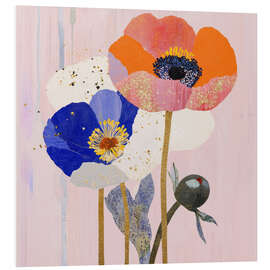 PVC print Abstract Poppies