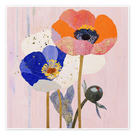 Poster Abstract Poppies