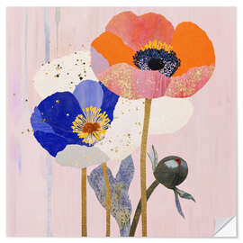 Sisustustarra Abstract Poppies