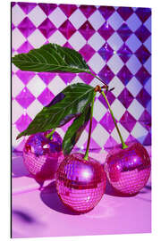 Magnettafel Kirschen im 70er-Jahre-Stil