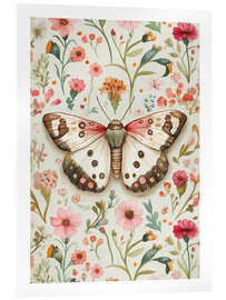 Akryylilasitaulu Botanical Butterfly I - Dutch Lady