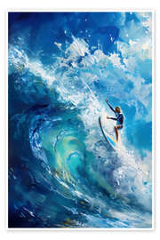 Wall print Soul Surfer - LSR Design Studio