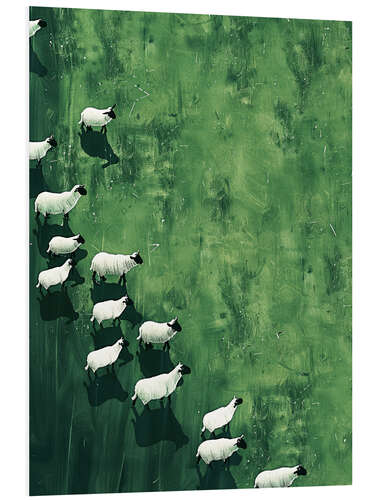 PVC print Wandering Sheep