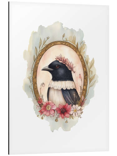Print på aluminium Bird Portrait I