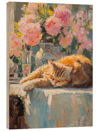 Obraz na drewnie Ginger Cat